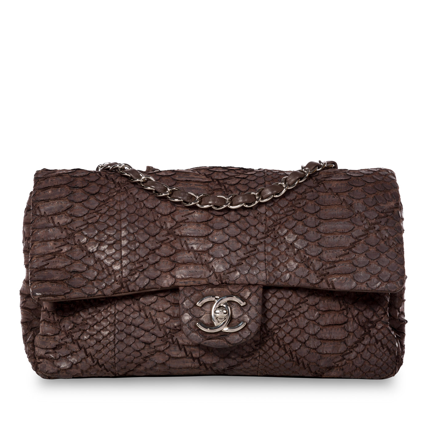 Classic Flap Bag - Python