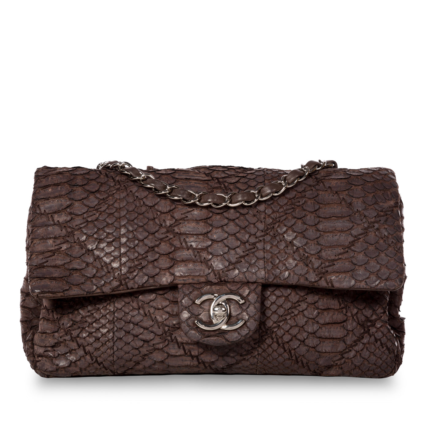 Classic Flap Bag - Python