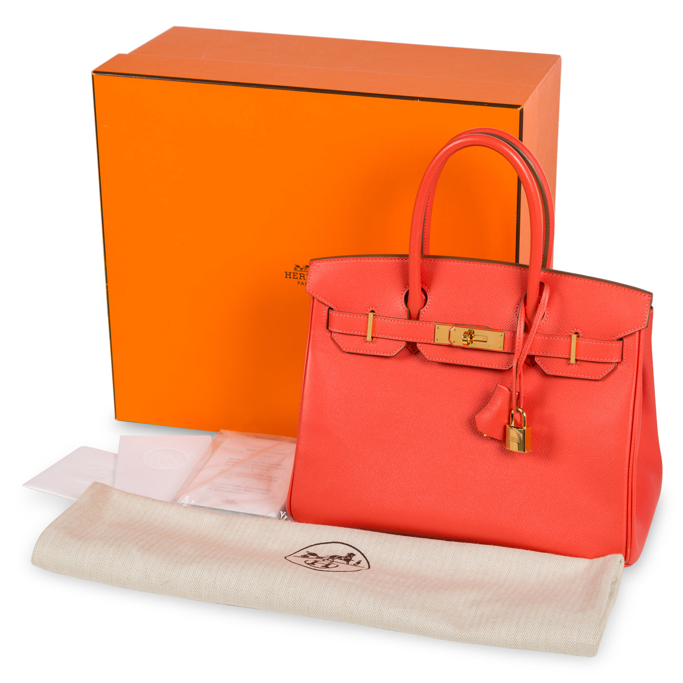 Birkin 30 - Rose Jaipur Epsom