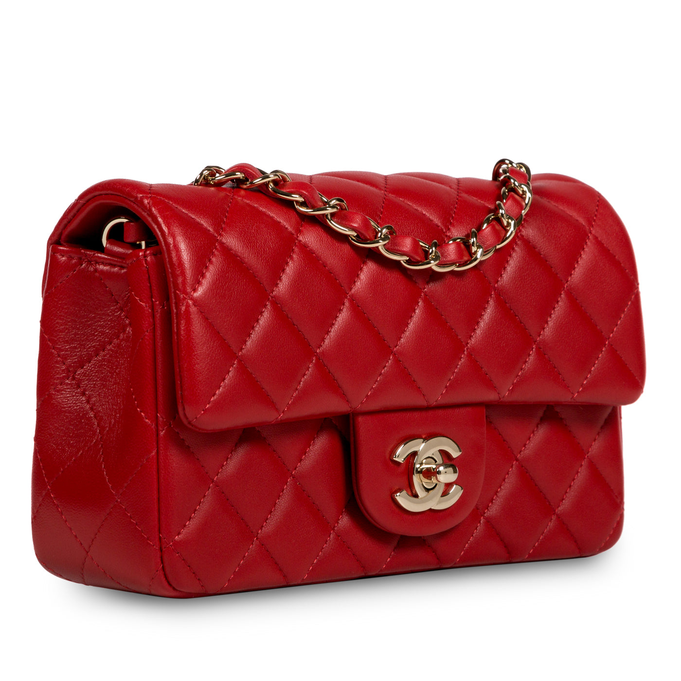 Chanel pouch red Clearance