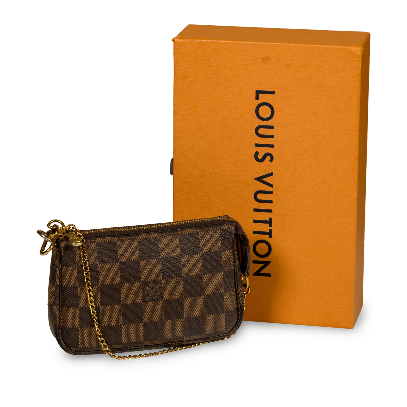 Authenticated Used Louis Vuitton Bag Pimlico Ebene Brown Pochette Mini  Shoulder Square Ladies Damier N45272 