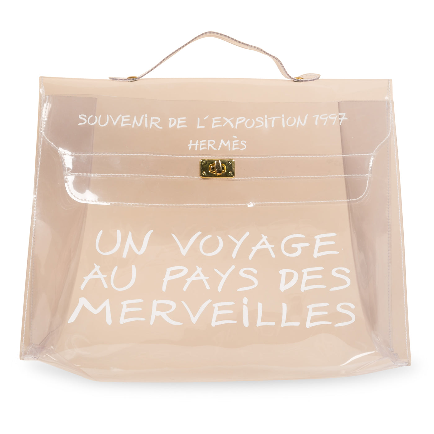 Transparent Vinyl Kelly Beach Bag