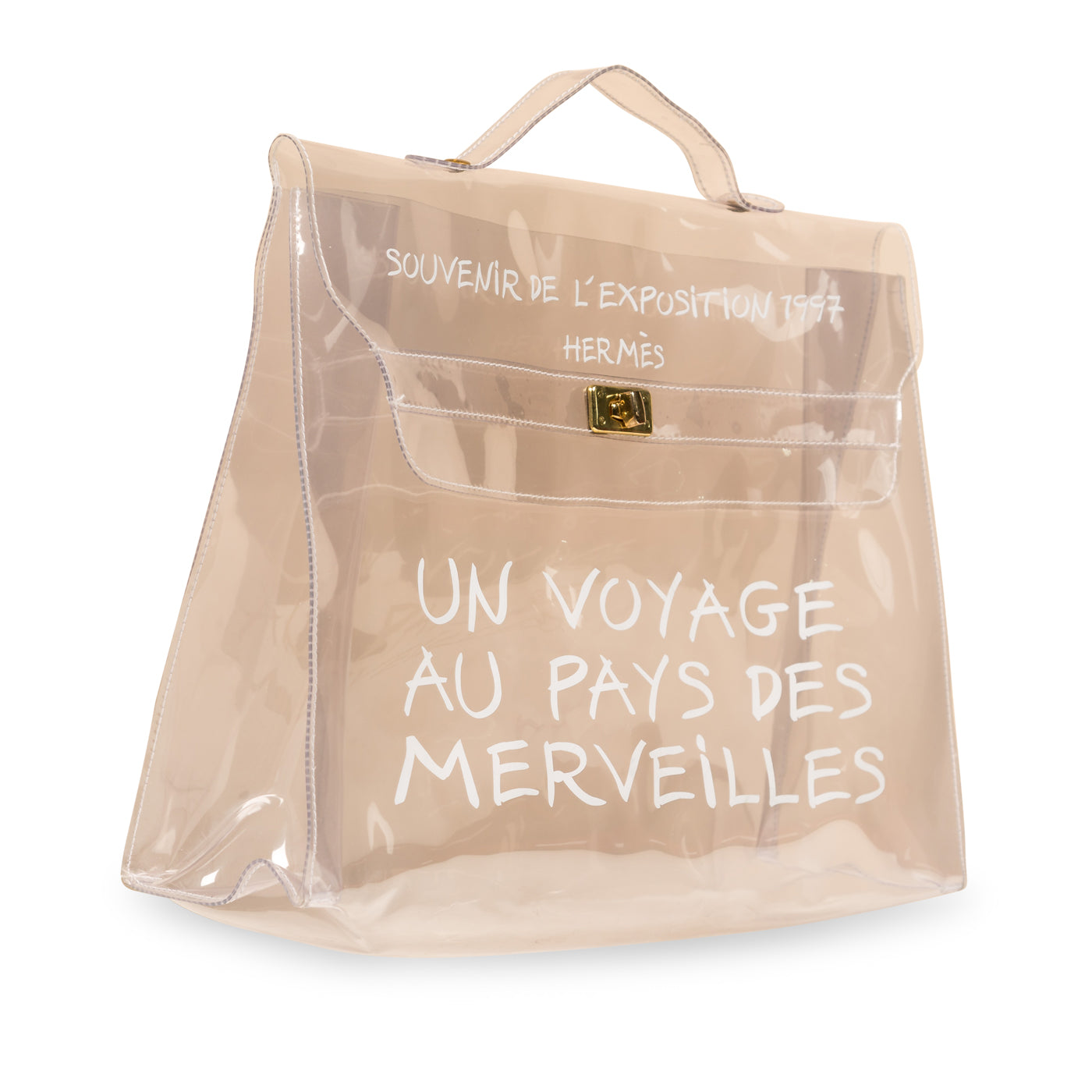 Transparent Vinyl Kelly Beach Bag