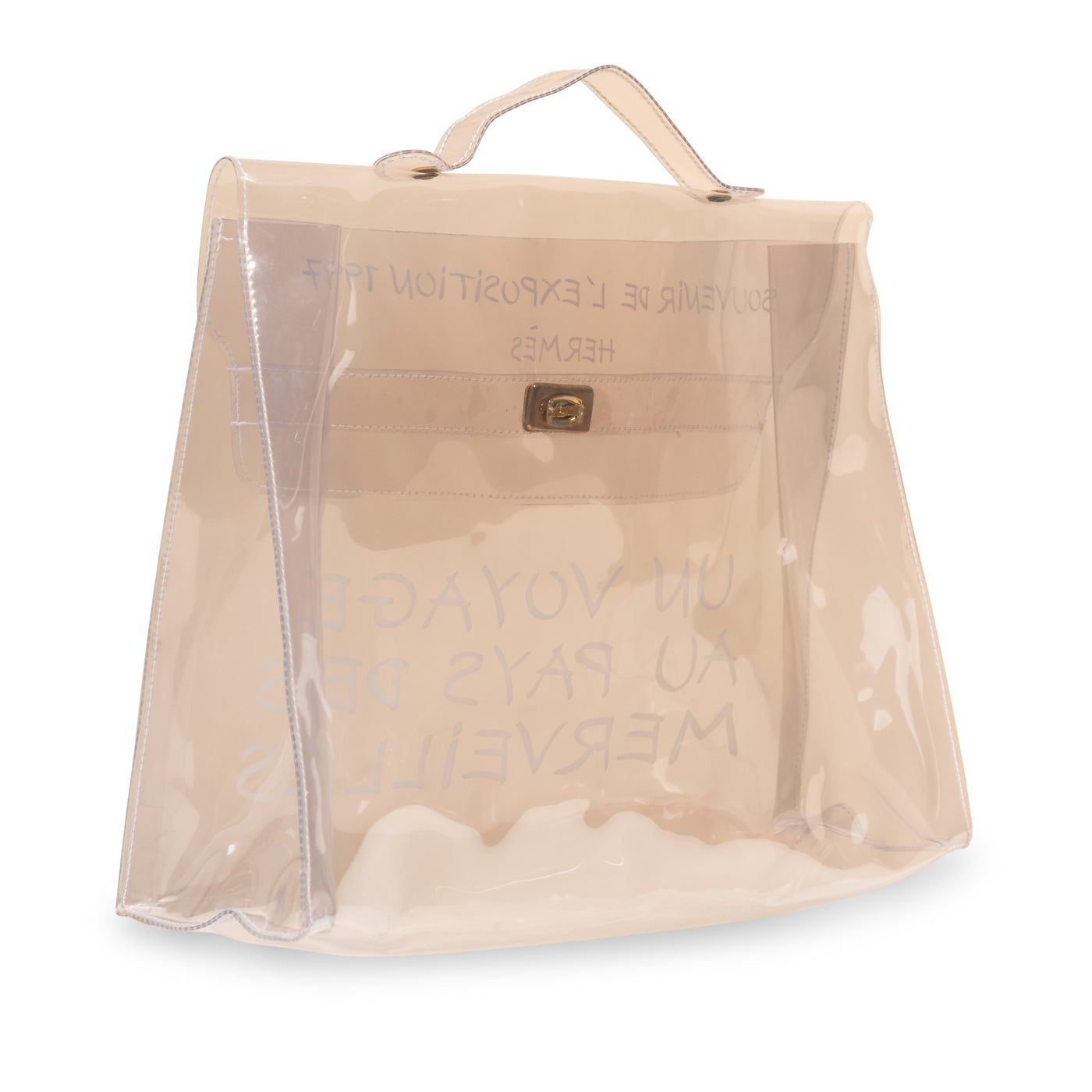 Transparent Vinyl Kelly Beach Bag