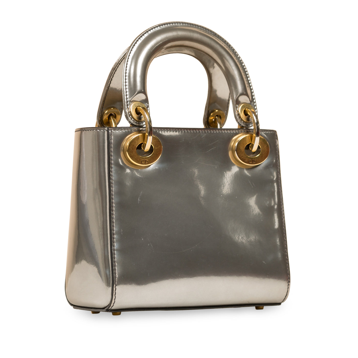 Lady Dior - Silver Patent Leather