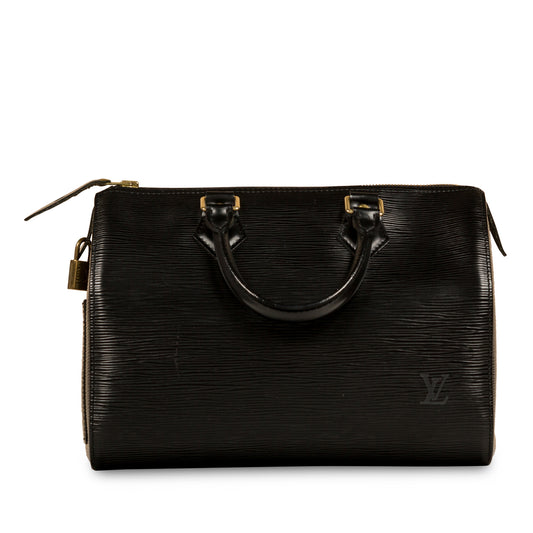 Louis Vuitton - Speedy 28 Vintage  Black Epi Tote