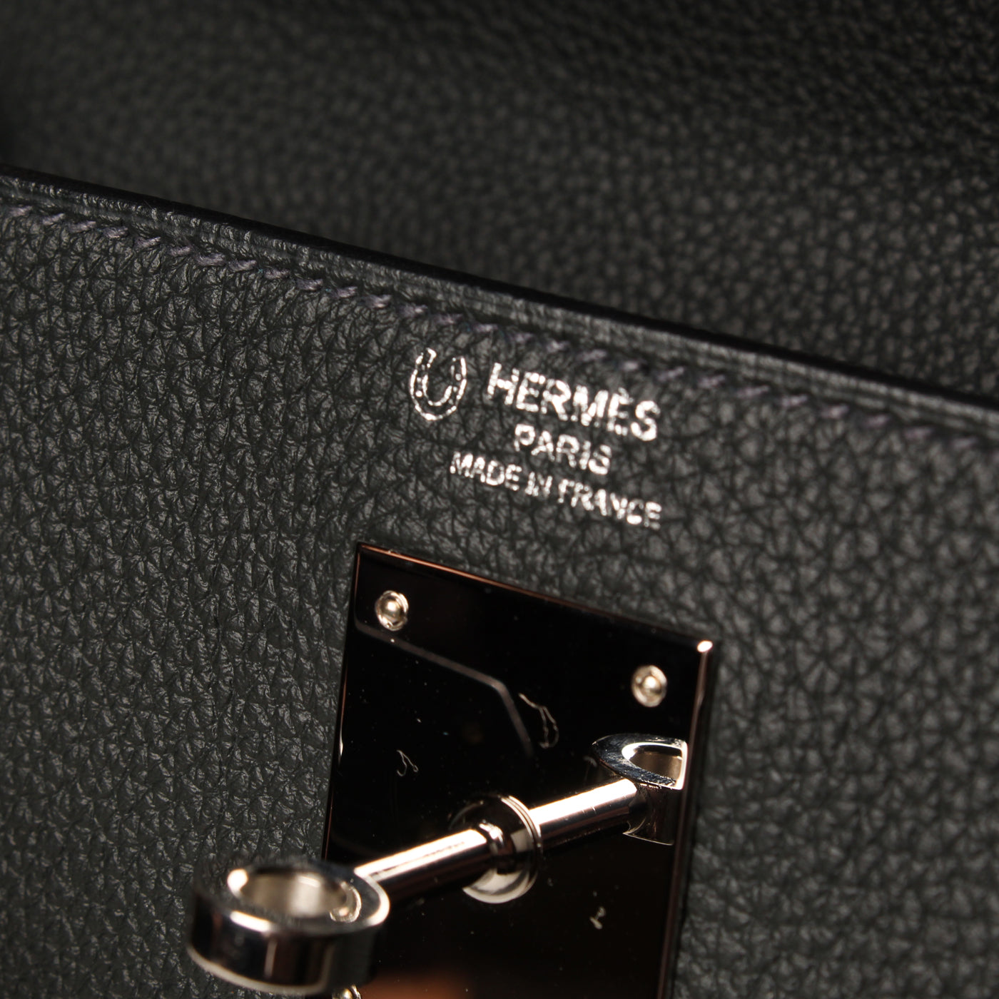 Kelly 28 - Ocean Blue Togo Leather