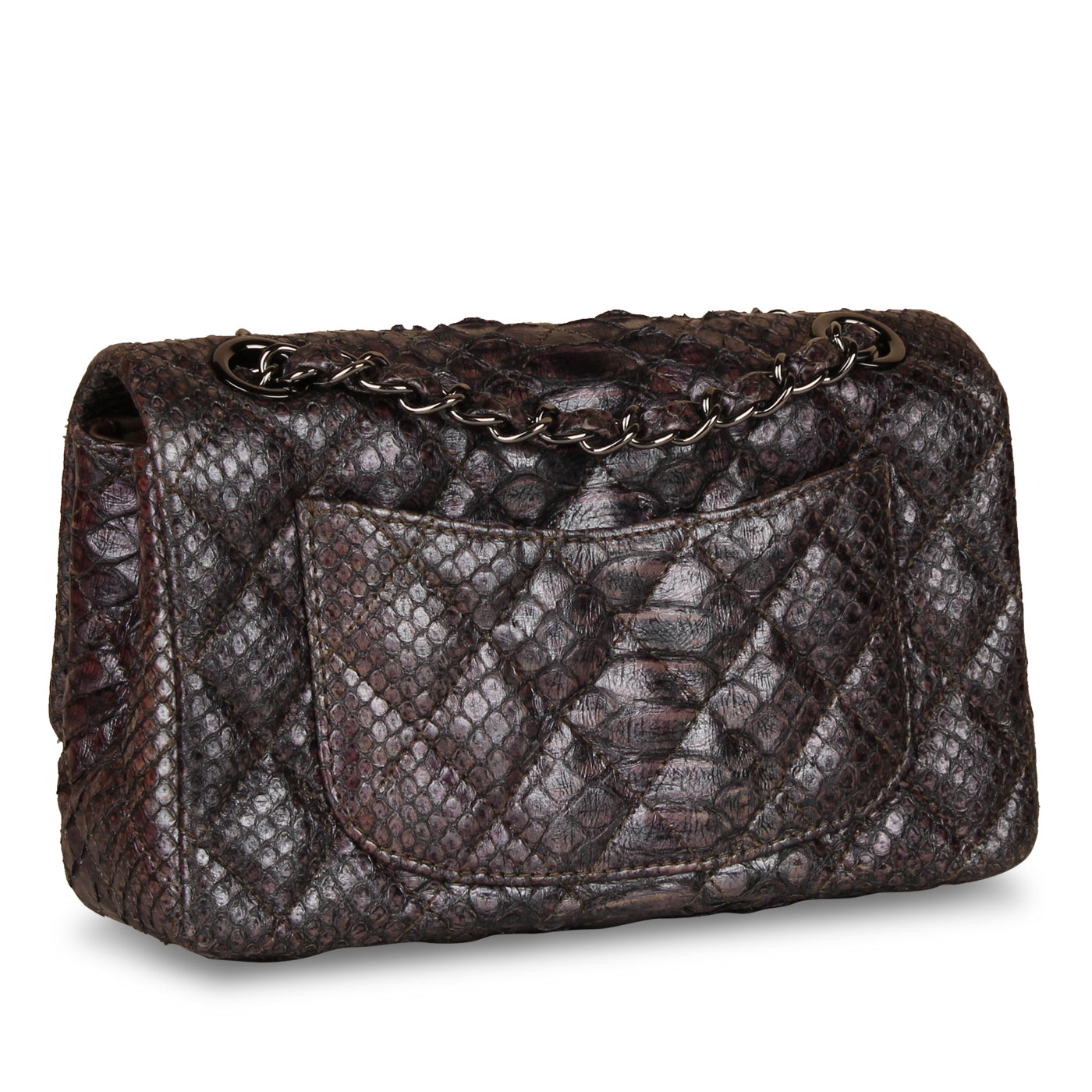 Python Single Flap Bag - Embellished Crystal