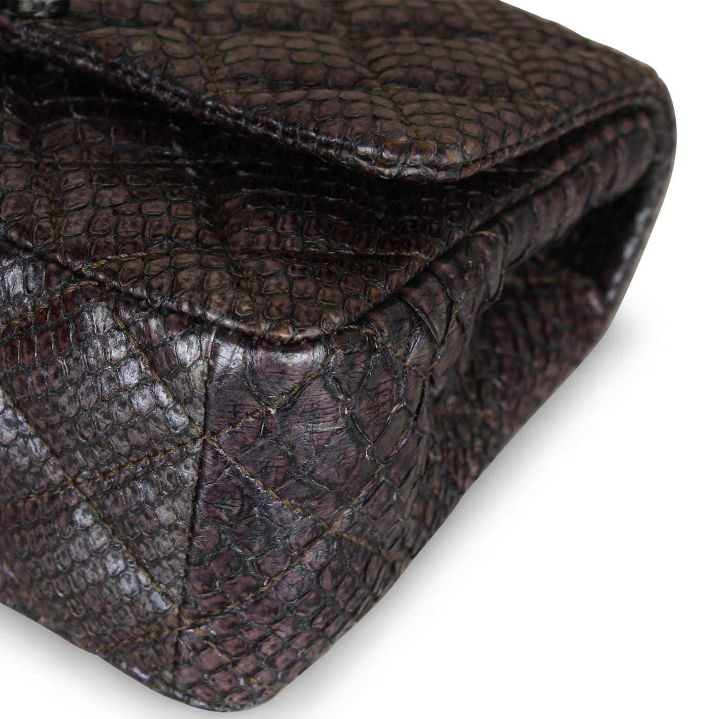 Python Single Flap Bag - Embellished Crystal