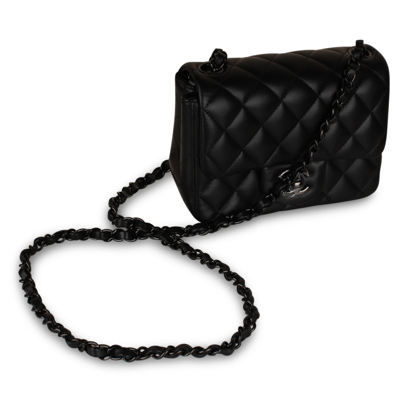 Classic Flap Bag - Mini Square So Black