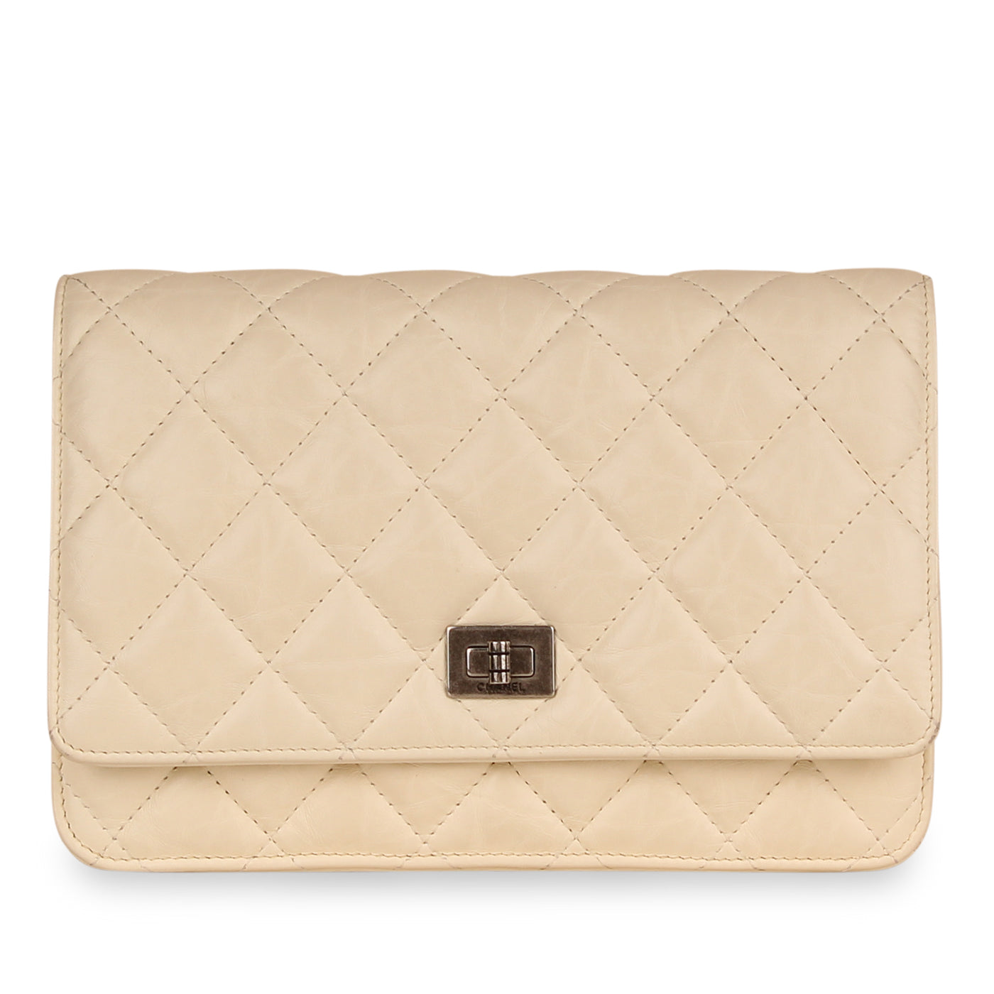 Chanel - Re-issue Wallet on Chain - Cream