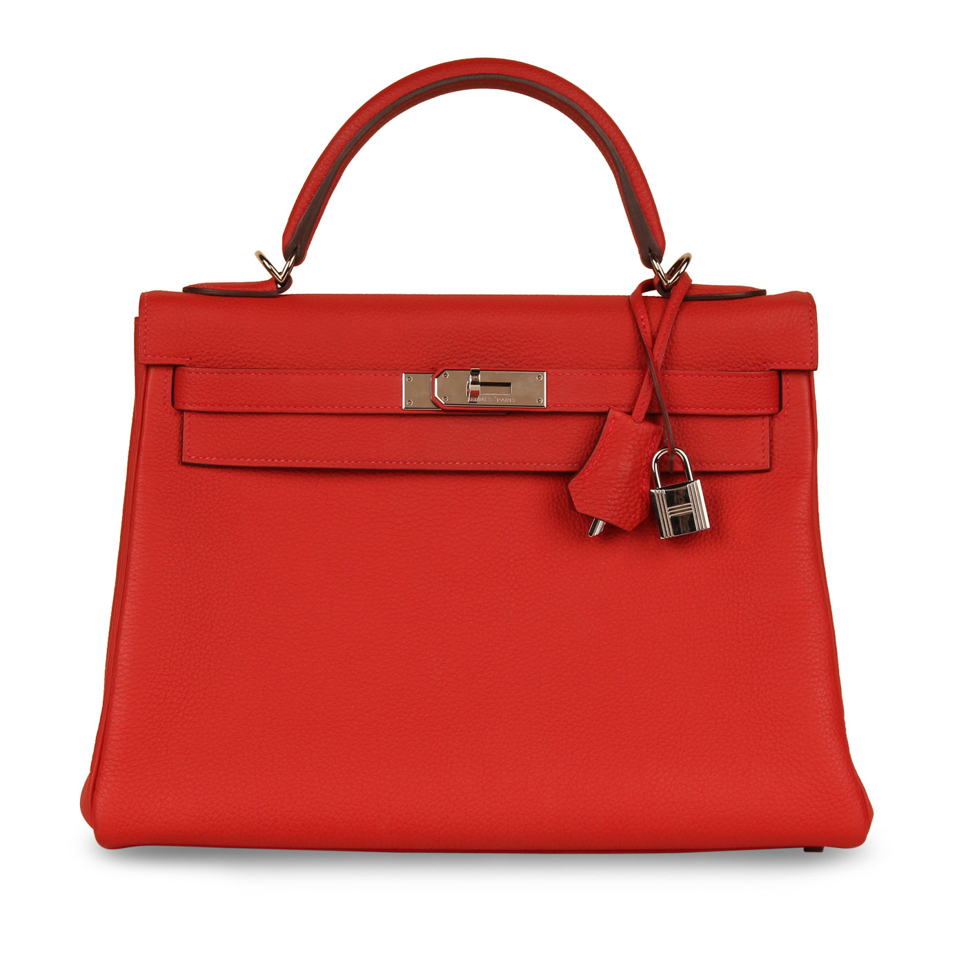 Hermès - Kelly 32 - Red Togo - PHW | Bagista