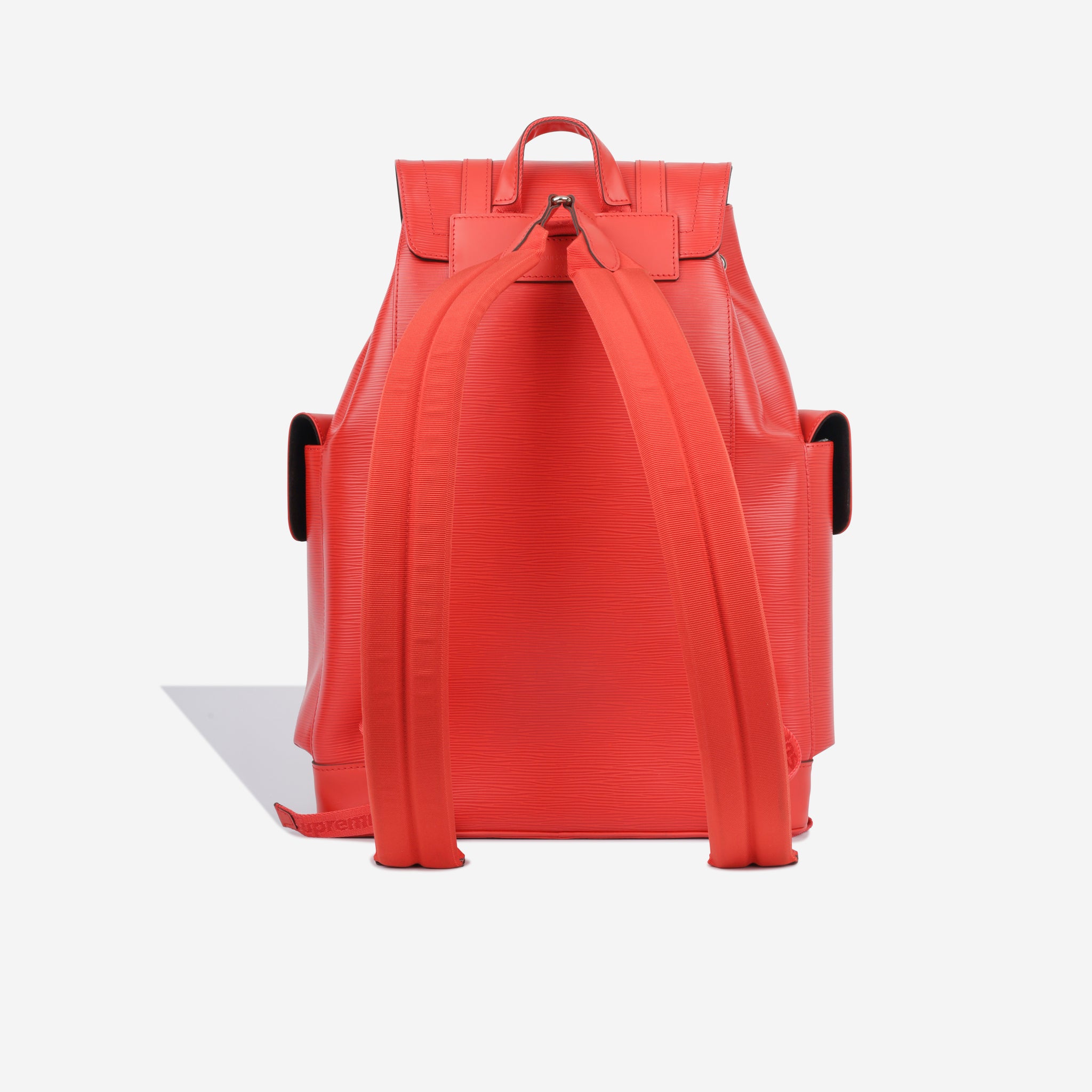 AUTHENTIC LOUIS VUITTON Supreme Backpack - Red LV epi leather
