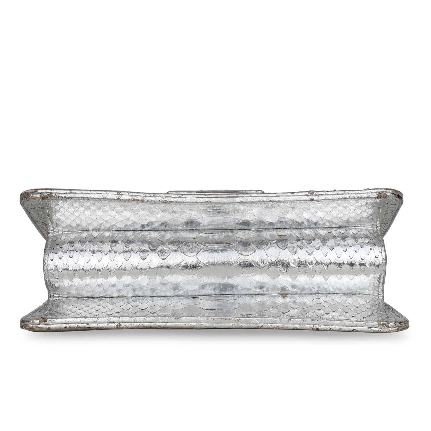 Python Flap Bag - Metallic