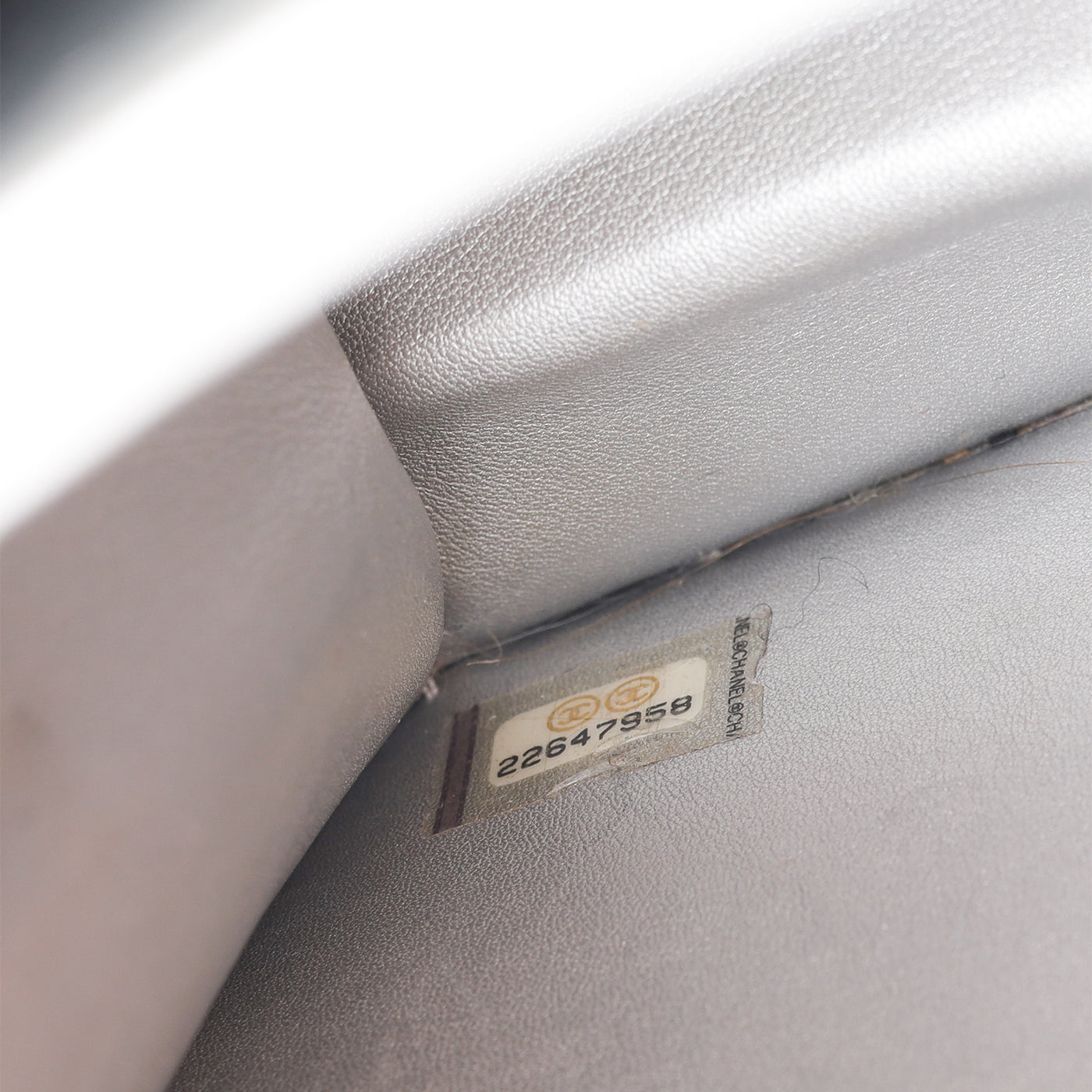 Python Flap Bag - Metallic