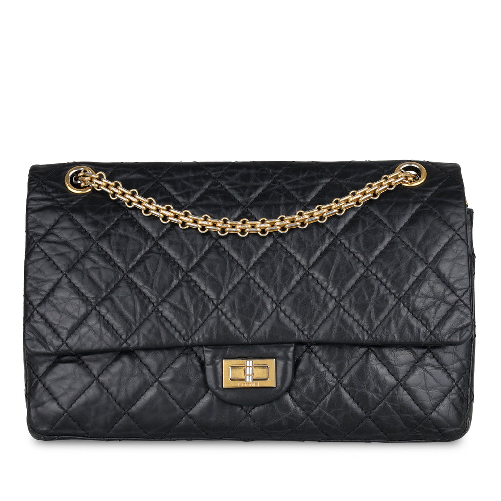 Chanel - 2.55 Re-issue Flap Bag - 226 - Gold Hardware - Black