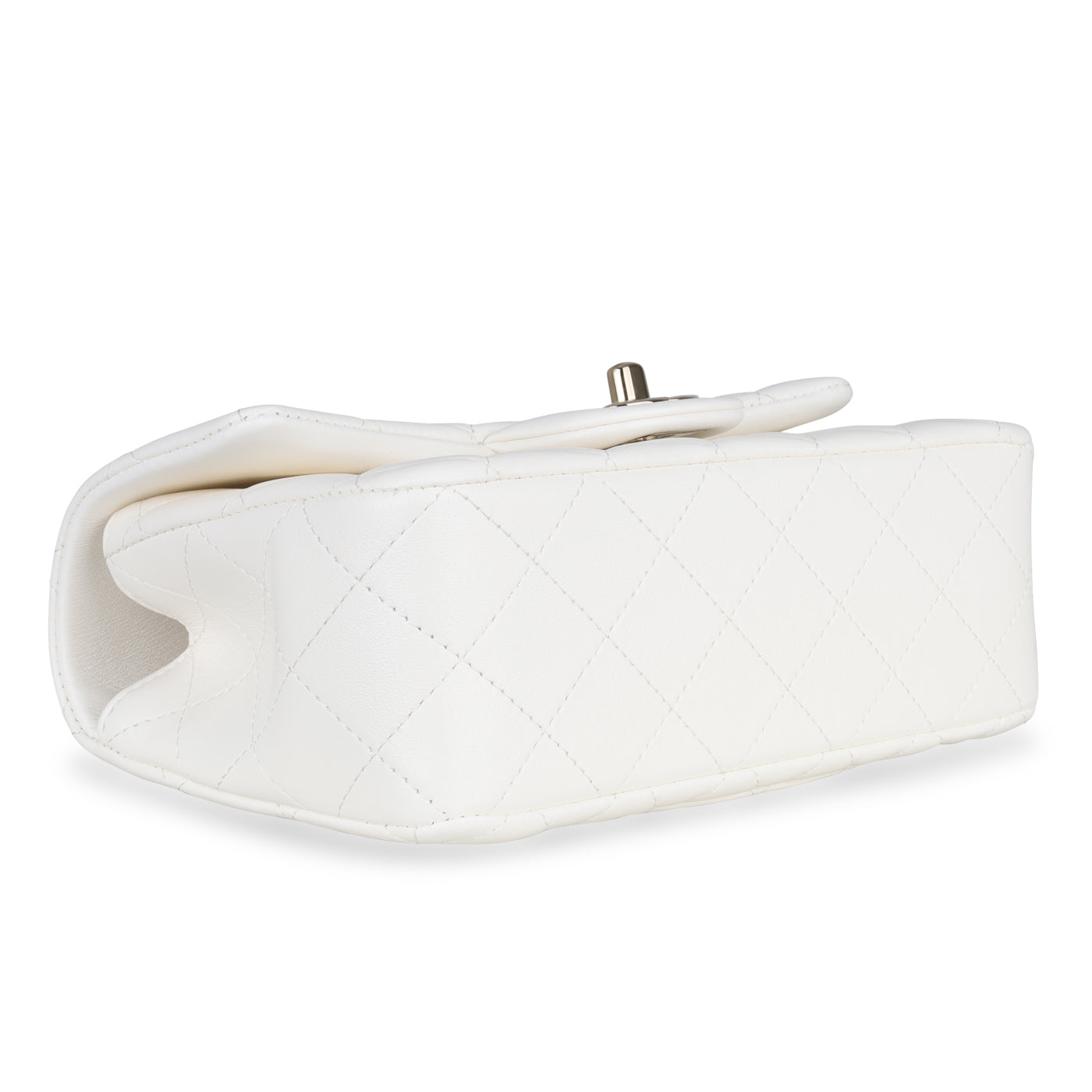small white chanel handbag