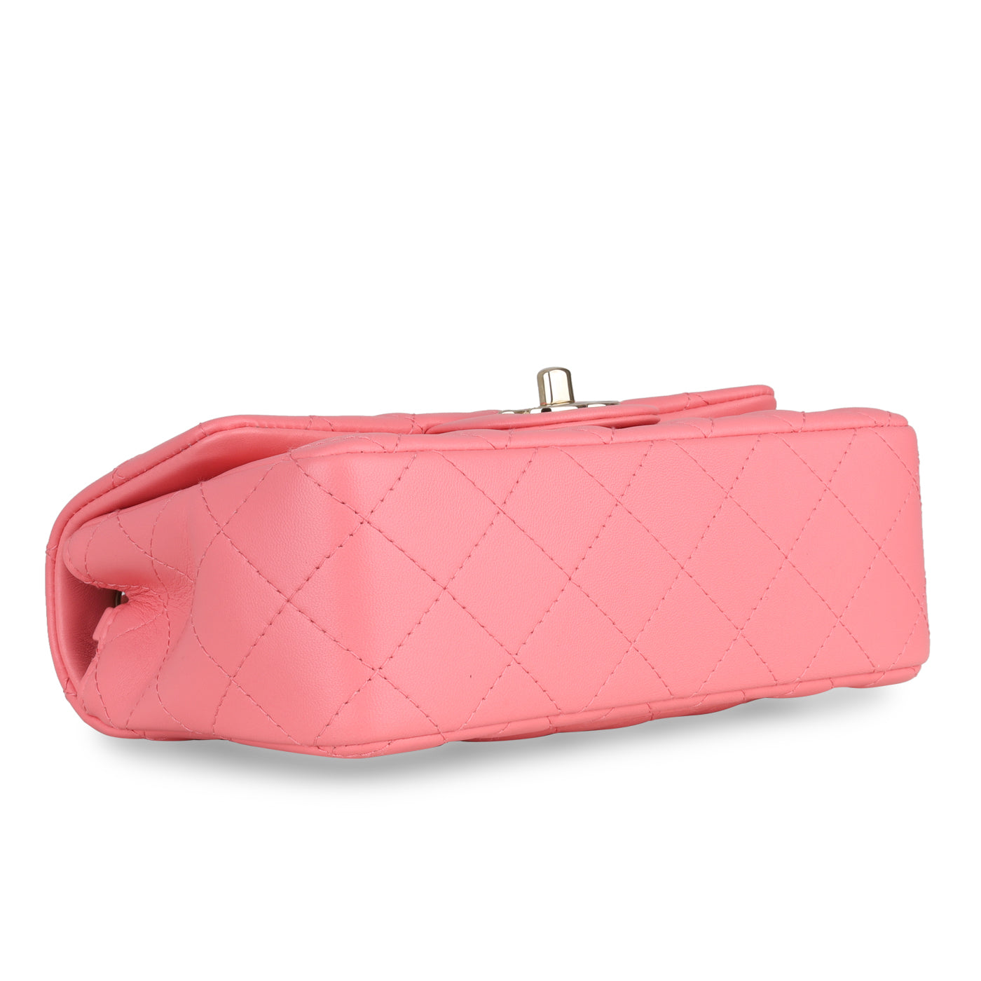 Chanel - Classic Flap Bag - Mini Rectangular - Pink Lambskin