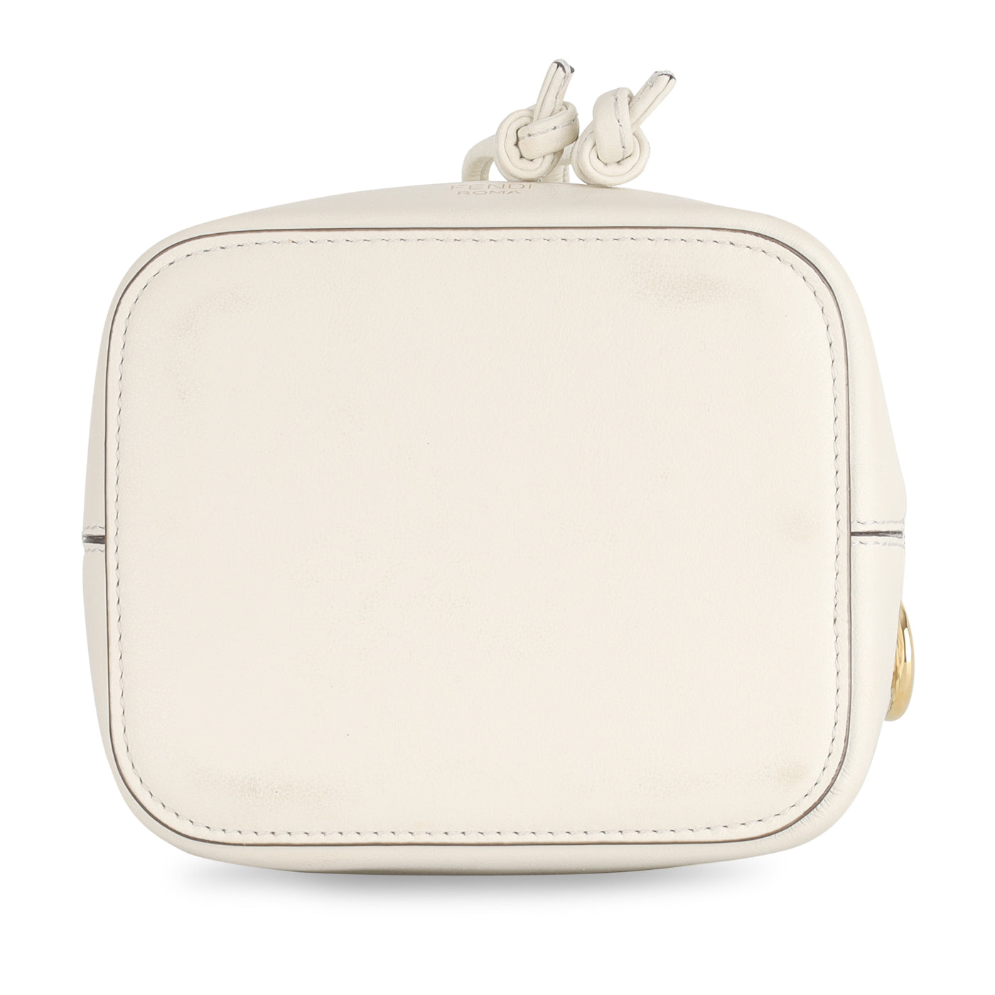 Fendi 2023 Mini Mon Tresor Bucket Bag w/ Tags - White Bucket Bags, Handbags  - FEN278162