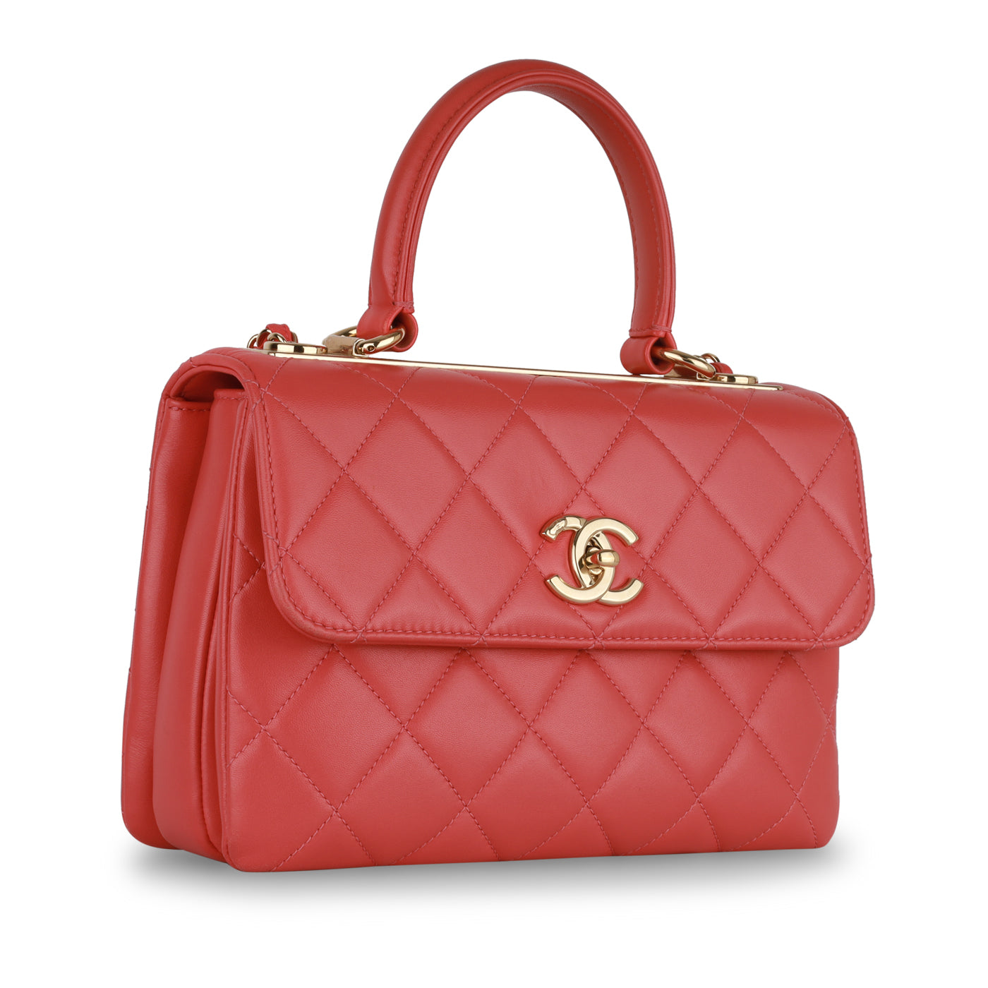 Chanel - Trendy CC Flap Bag Small - Pink Lambskin - CGHW - Pre