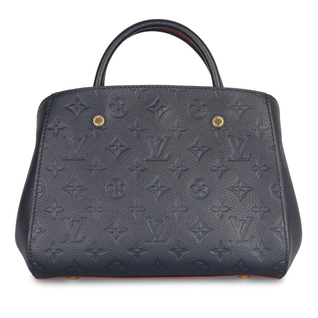 Louis Vuitton - Montaigne BB - Navy Monogram Empreinte - GHW | Bagista