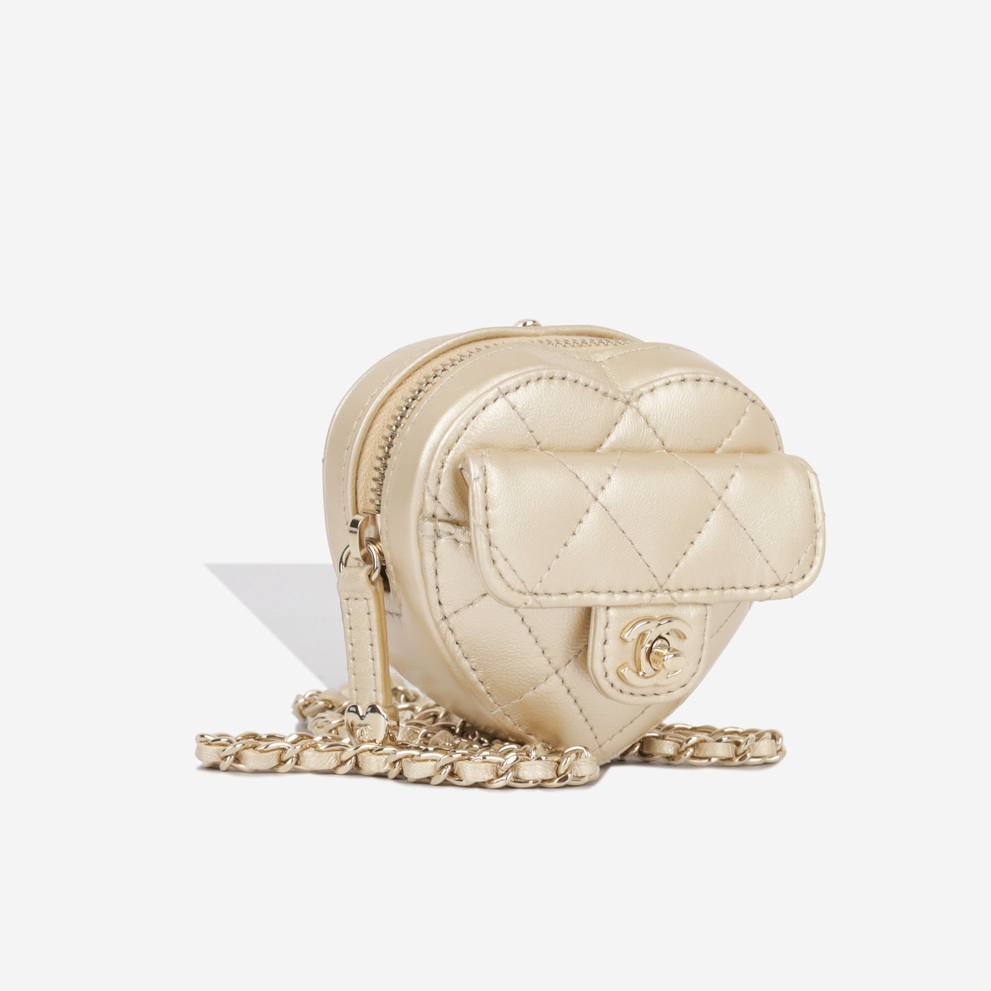 Heart Necklace - Champagne