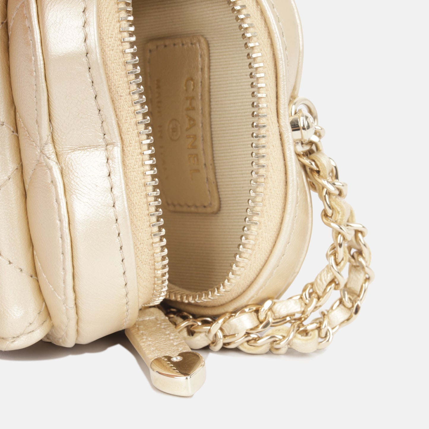 Heart Necklace - Champagne