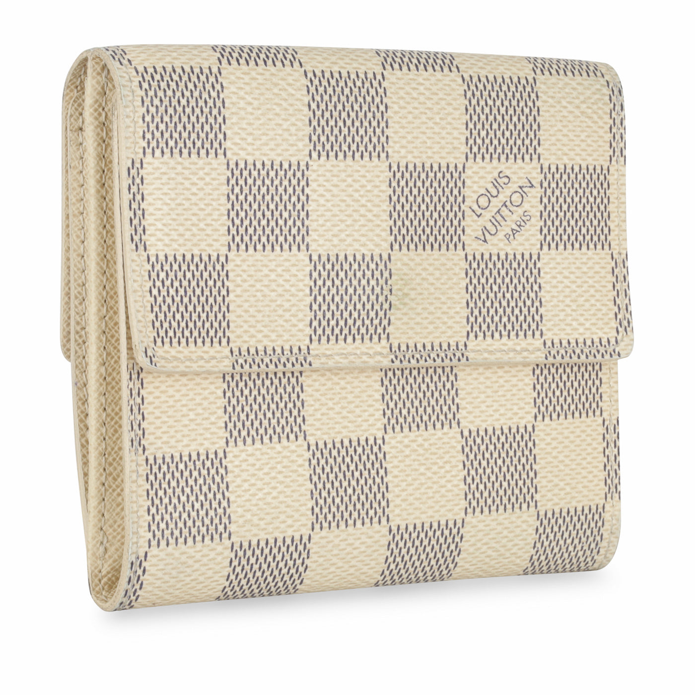 Flap Wallet - Damier Azur