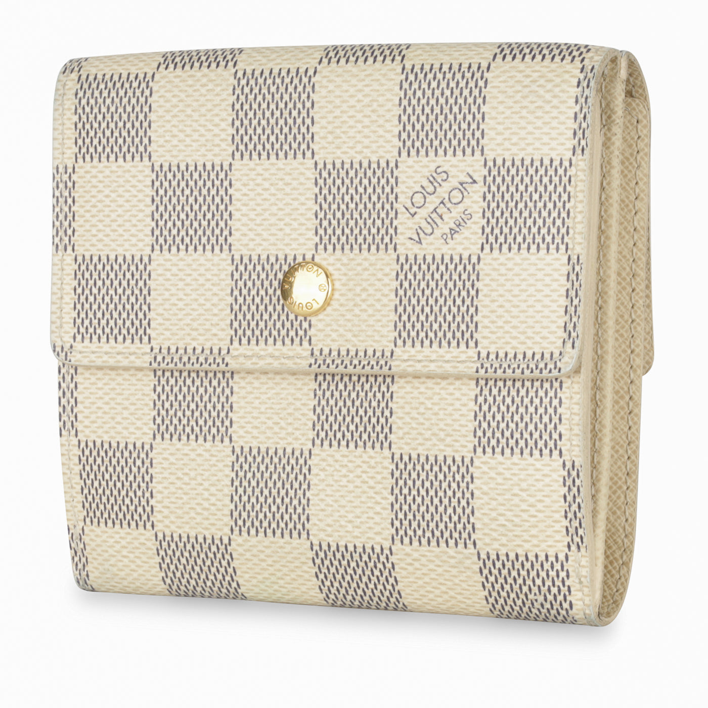 Flap Wallet - Damier Azur