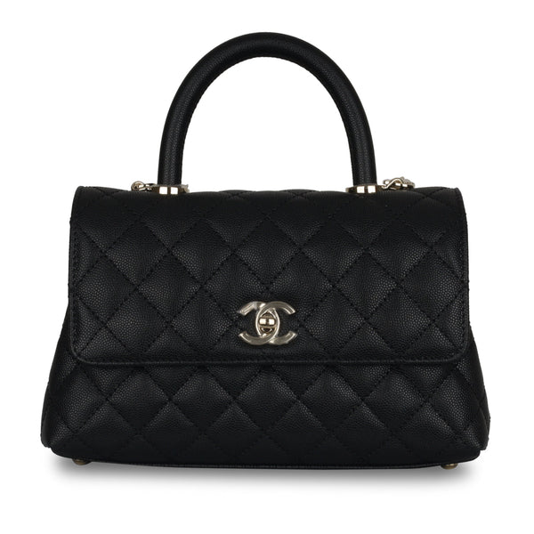 Chanel Coco Handle Small, Lilac Caviar Leather, Gold Hardware, New in Box  MA001
