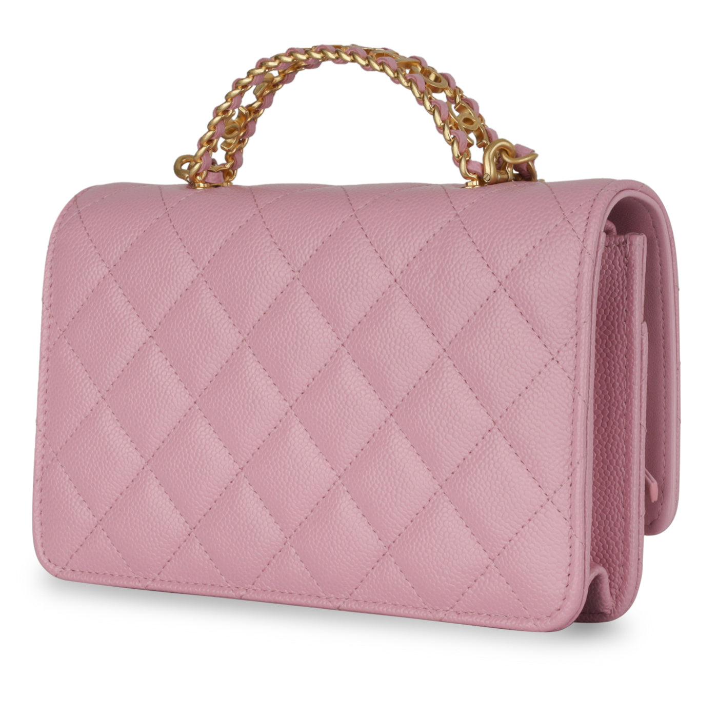 Chanel WOC Caviar Soft Pink Caviar Leather Bag  Chanel mini flap bag  Bags Chanel woc