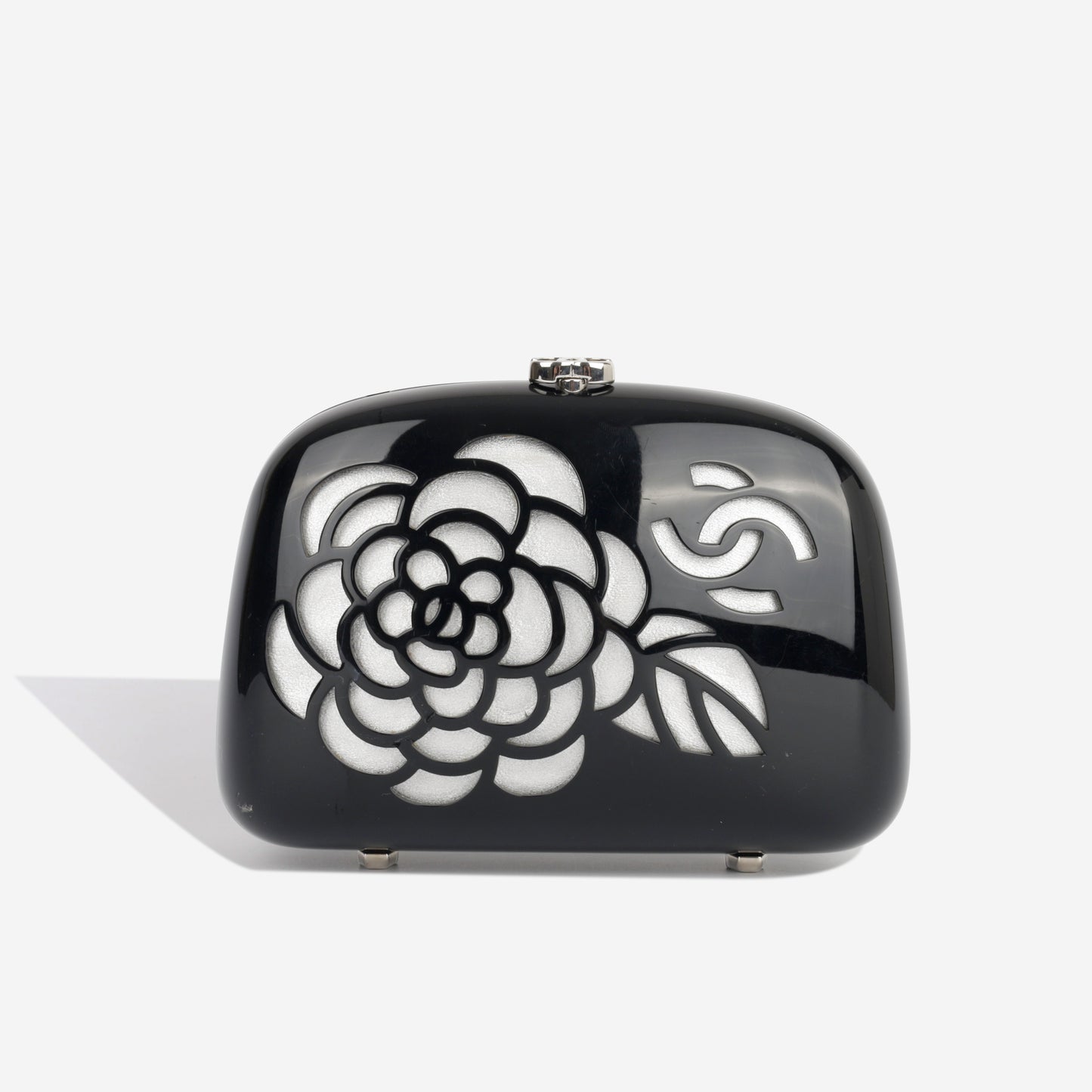 Vintage Camellia Minaudière Clutch