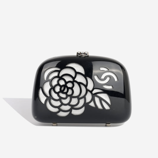 Vintage Camellia Minaudière Clutch
