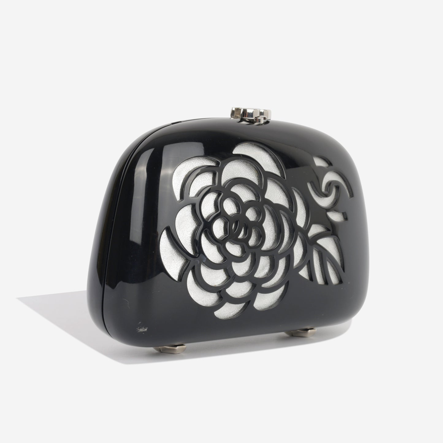 Vintage Camellia Minaudière Clutch