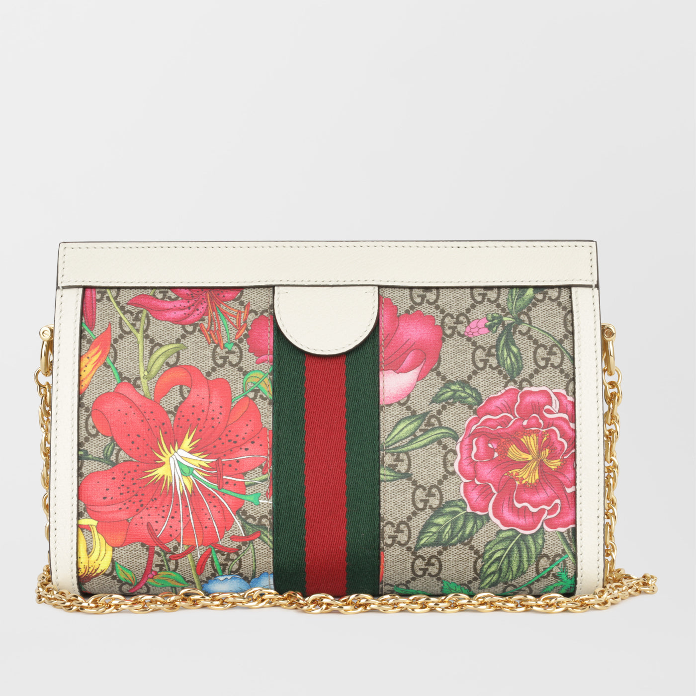 Floral Ophidia Shoulder Bag