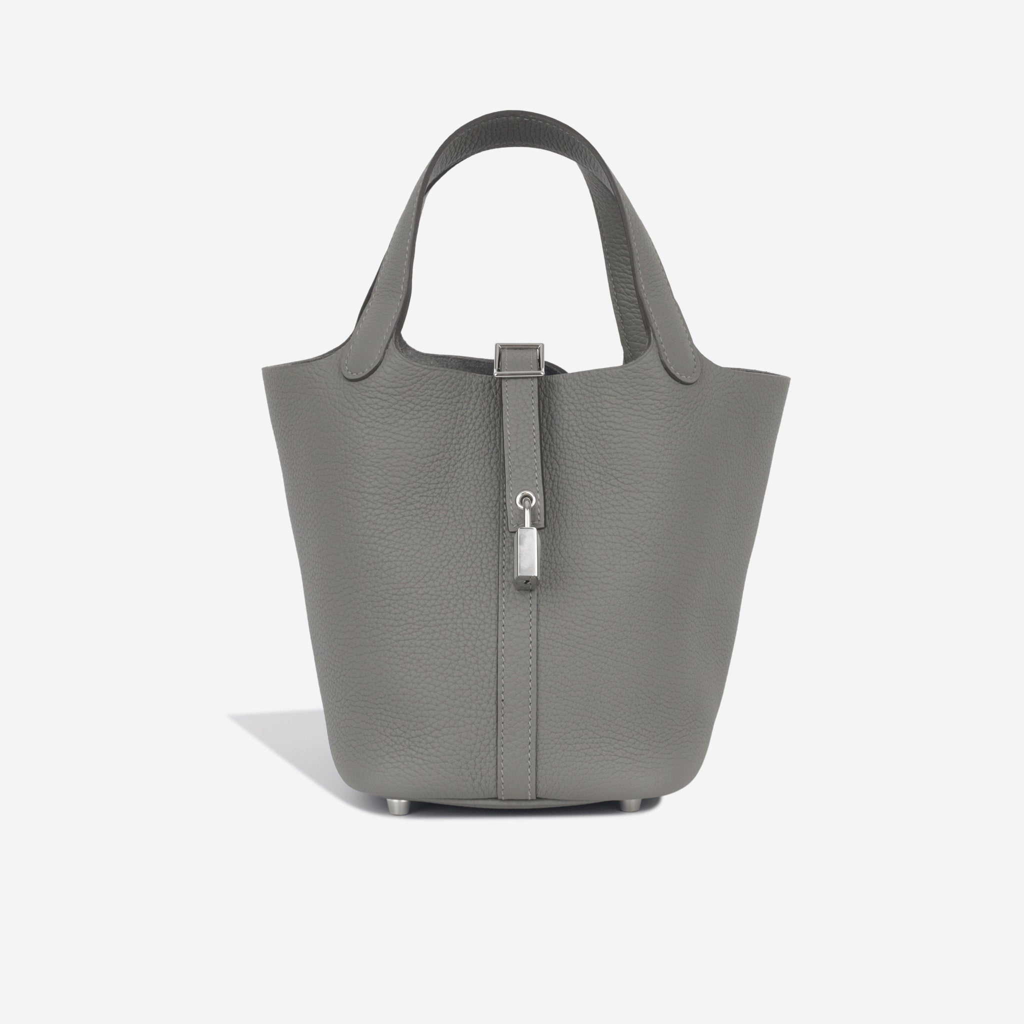 Hermès Picotin 18 Gris Meyer Clemence PHW Brand New Bagista
