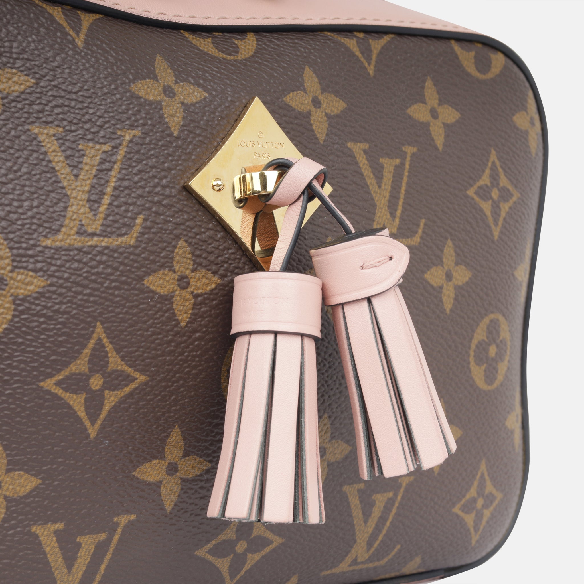 Louis Vuitton Saintonge Handbag Monogram Canvas with Leather at 1stDibs