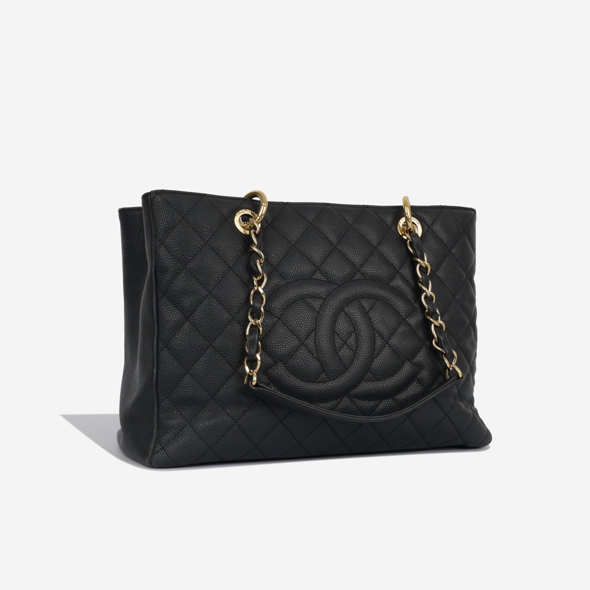 Chanel Zip Around Card Holder on Chain Quilted Caviar Mini at 1stDibs