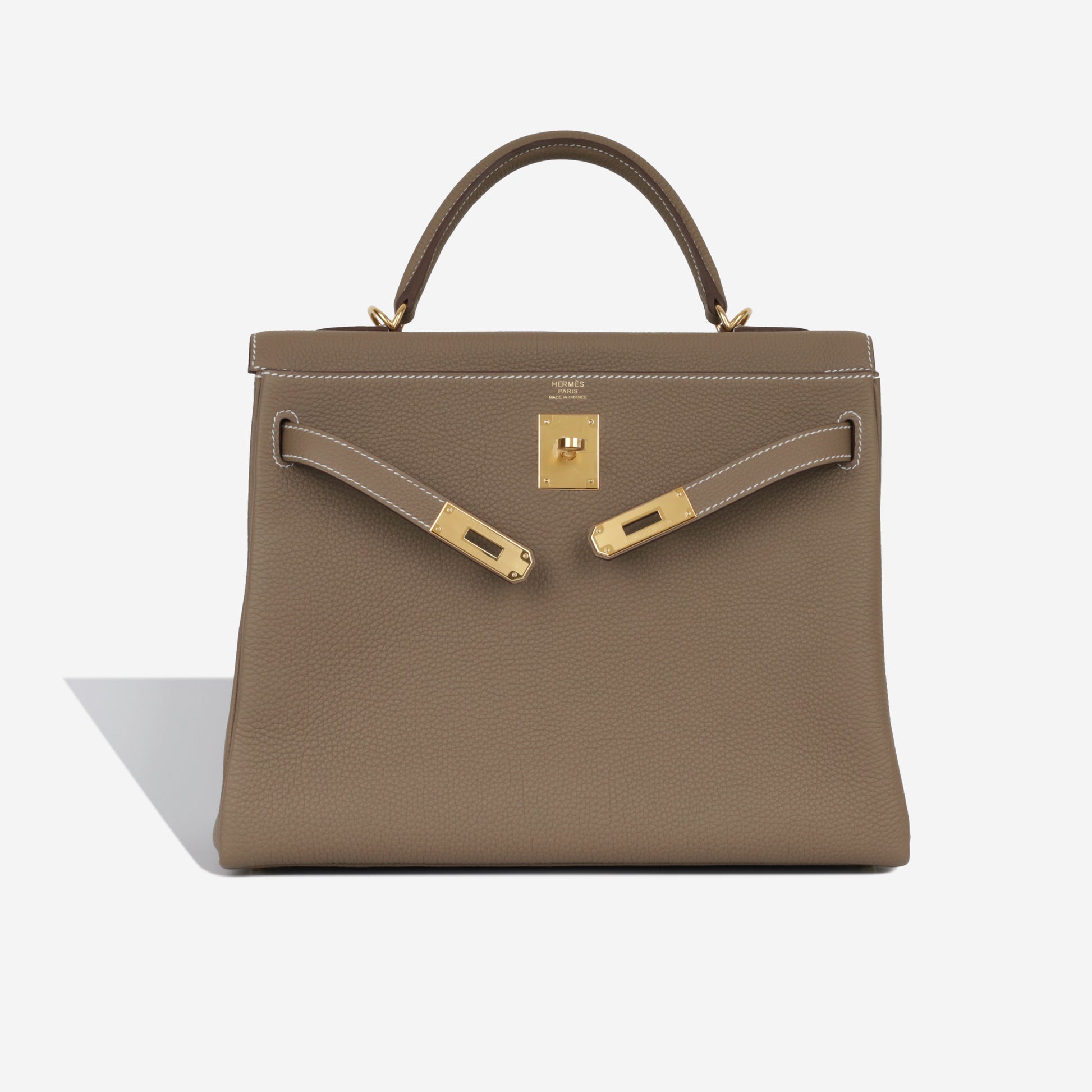 Hermès Kelly 32 Etoupe Togo GHW Brand New 2022 – Bagista