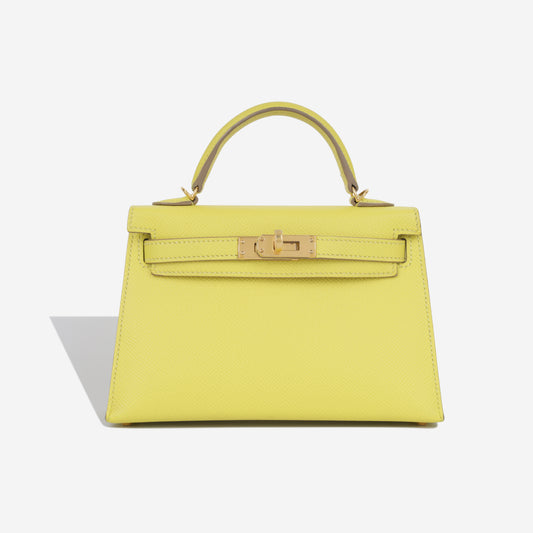 Mini Kelly - Lime Epsom GHW