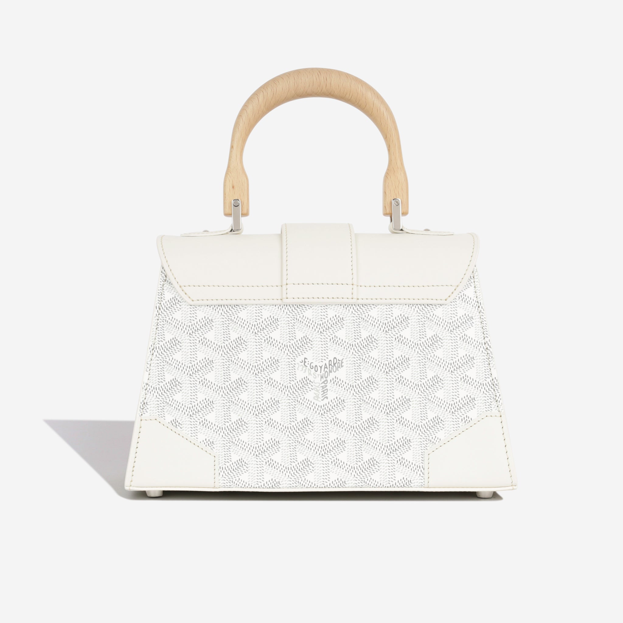 Goyard - Saïgon Structuré Mini Bag - White Goyardine - Unused