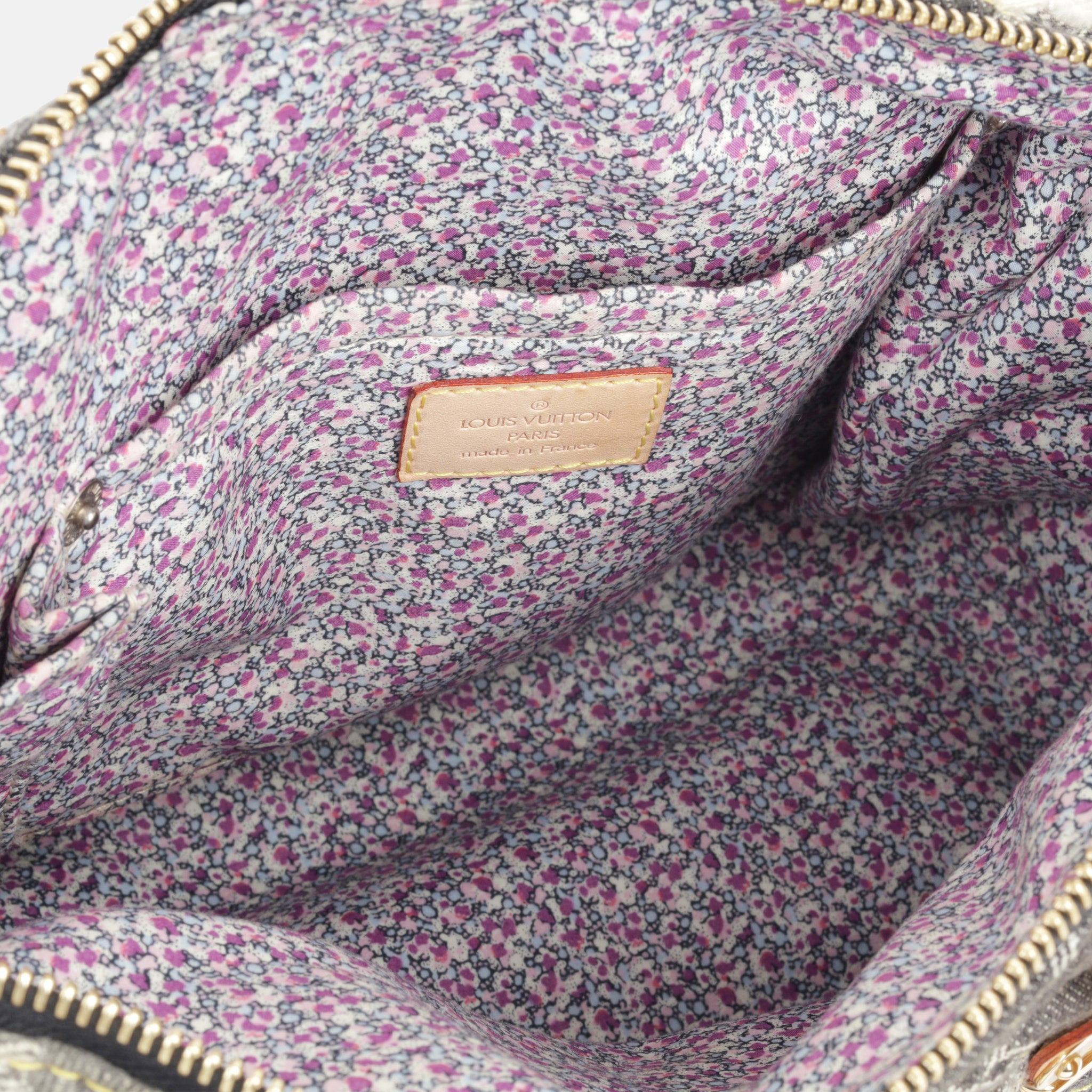 Lot - Louis Vuitton Denim Patchwork Speedy 30 Handbag H.- 8 1/2 in., W.- 12  1/2 in.