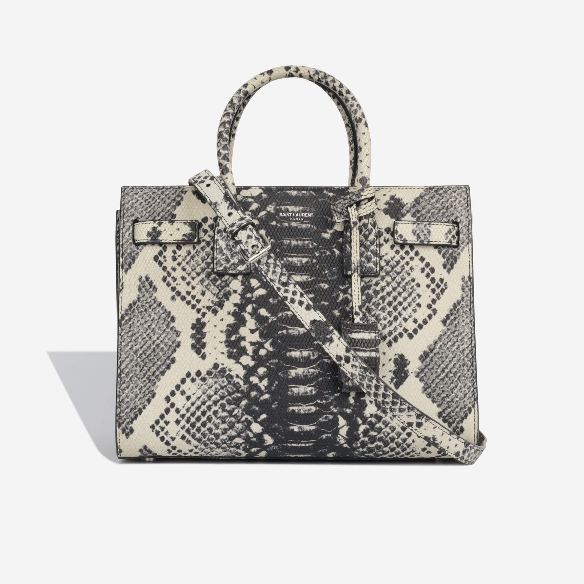 Saint Laurent Baby Sac De Jour Python Embossed SHW Pre-Loved