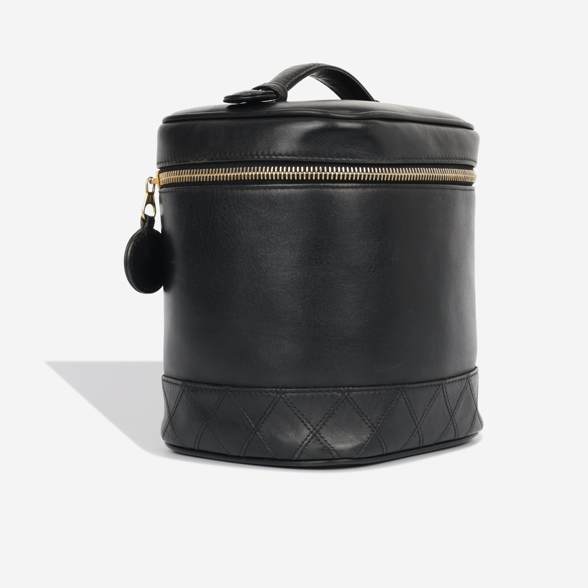 Vintage Vanity Case Bag Caviar leather