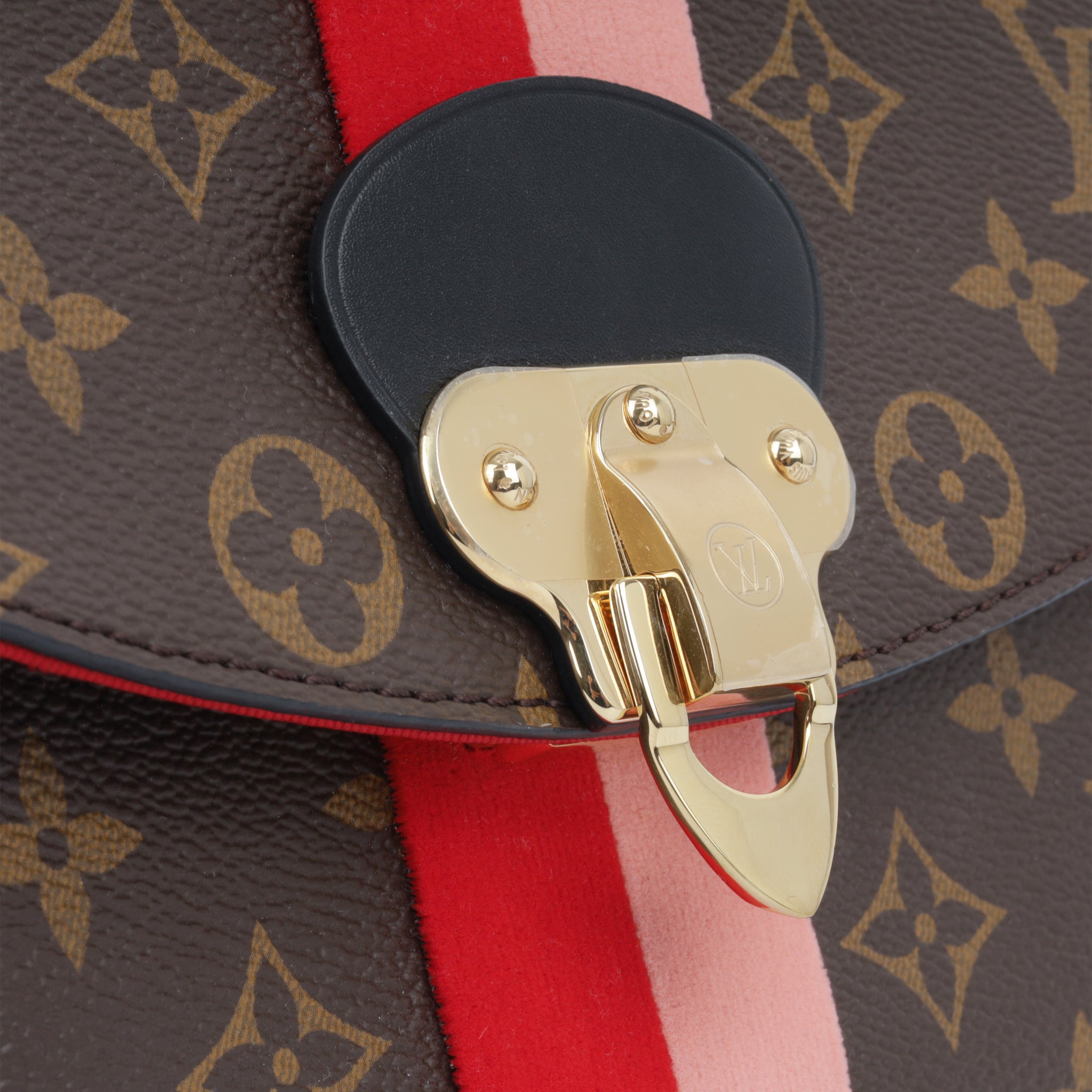 Louis Vuitton Georges Handbag Monogram Canvas BB Brown 1100641