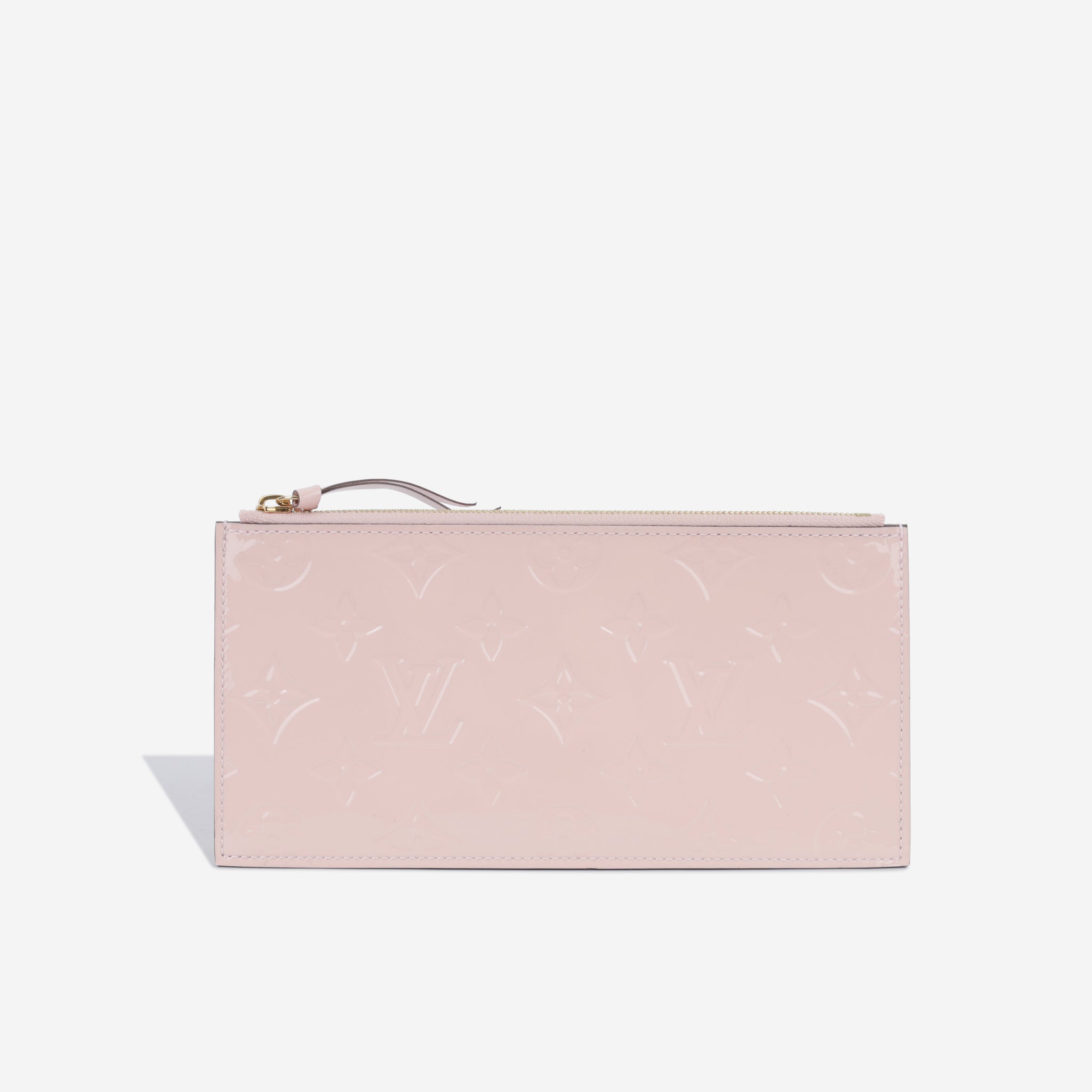 Louis Vuitton Pink Monogram Vernis Pochette Felicie Chain Flap