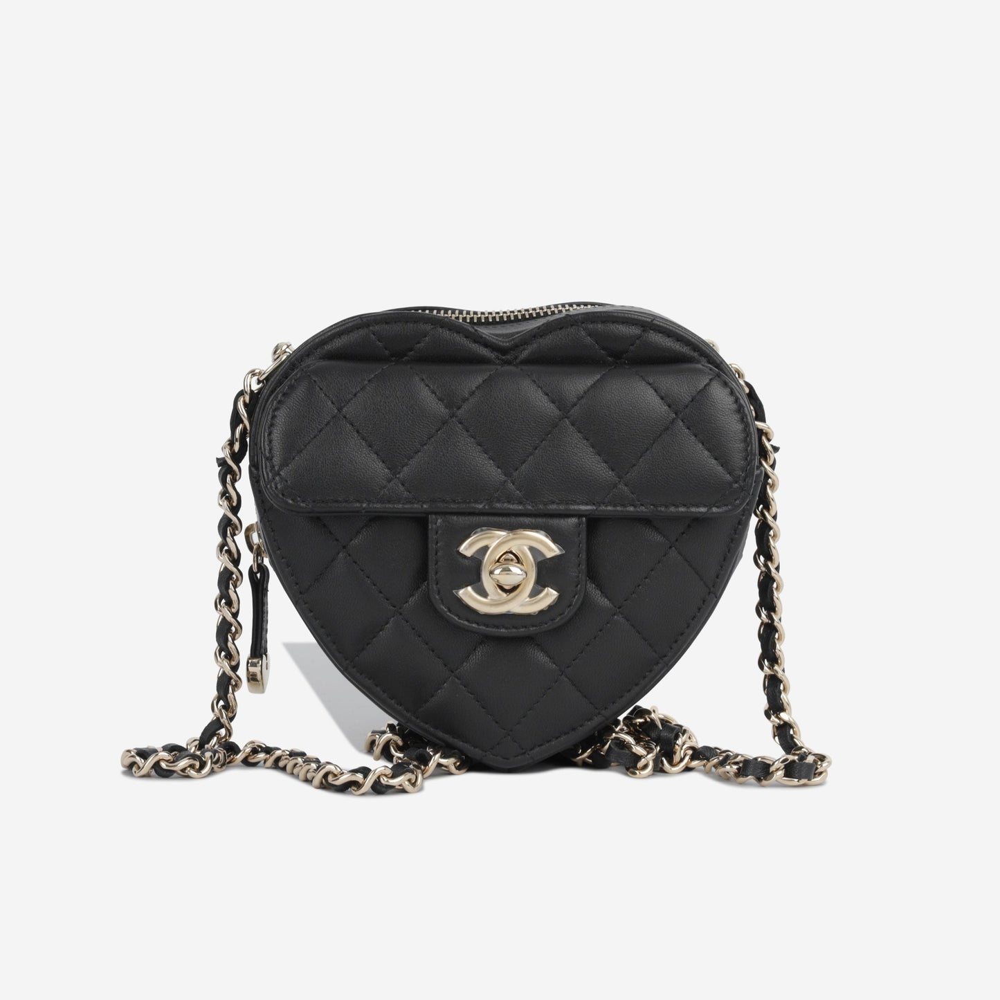 Small Heart Bag - Black