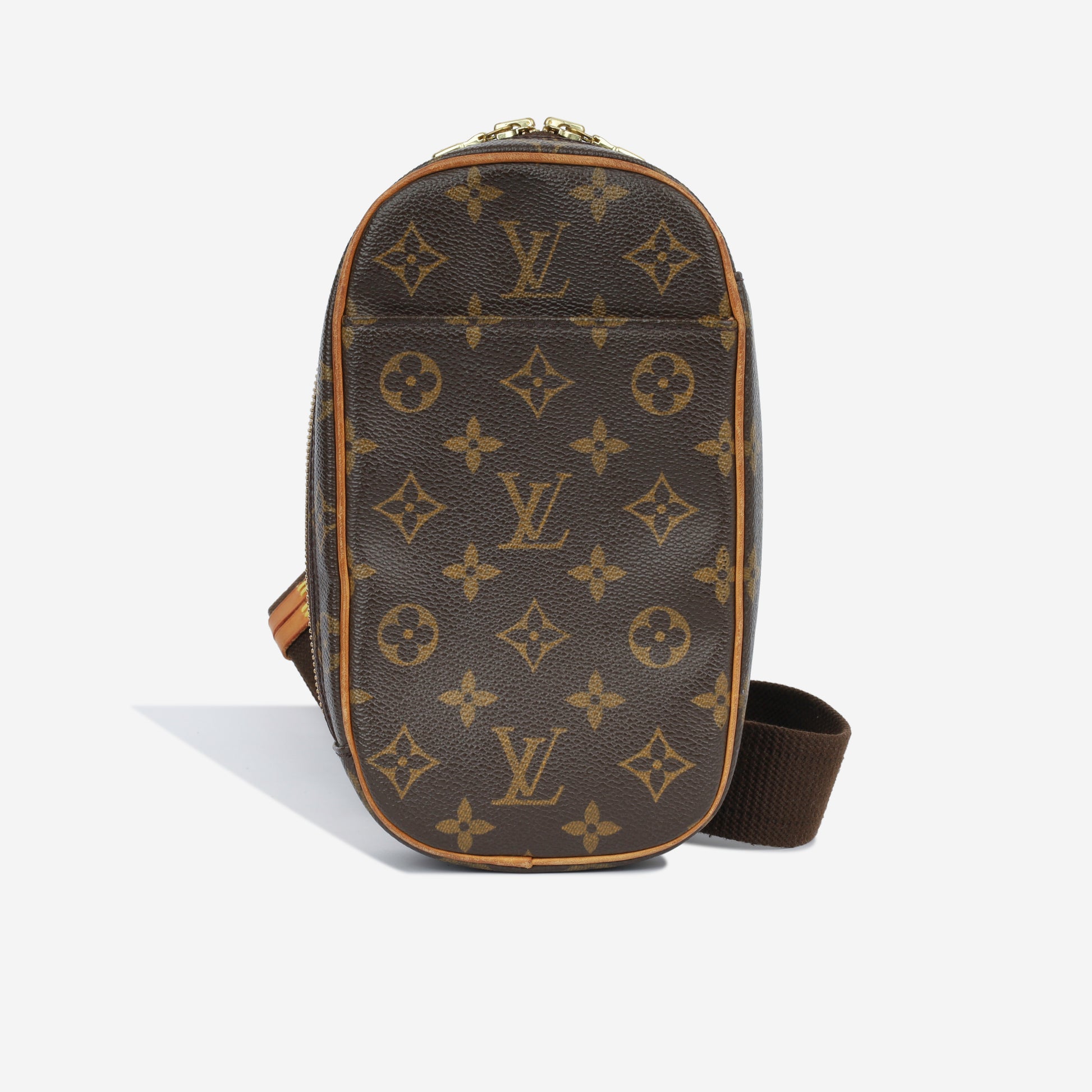 Louis Vuitton Pochette Gange Crossbody Monogram Canvas GHW
