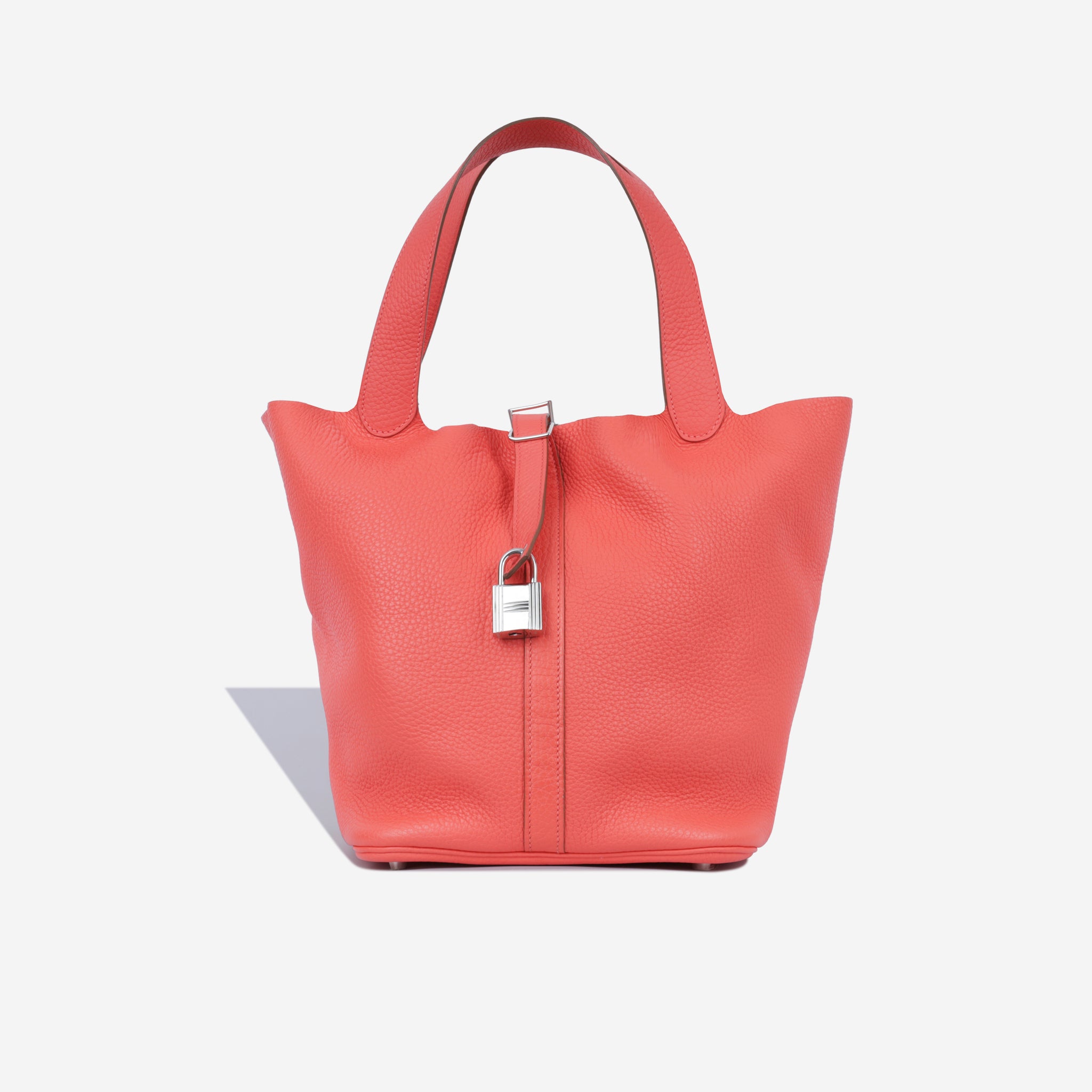 Hermès - Picotin 26 - Rose Jaipur Clemence PHW - Pre Loved