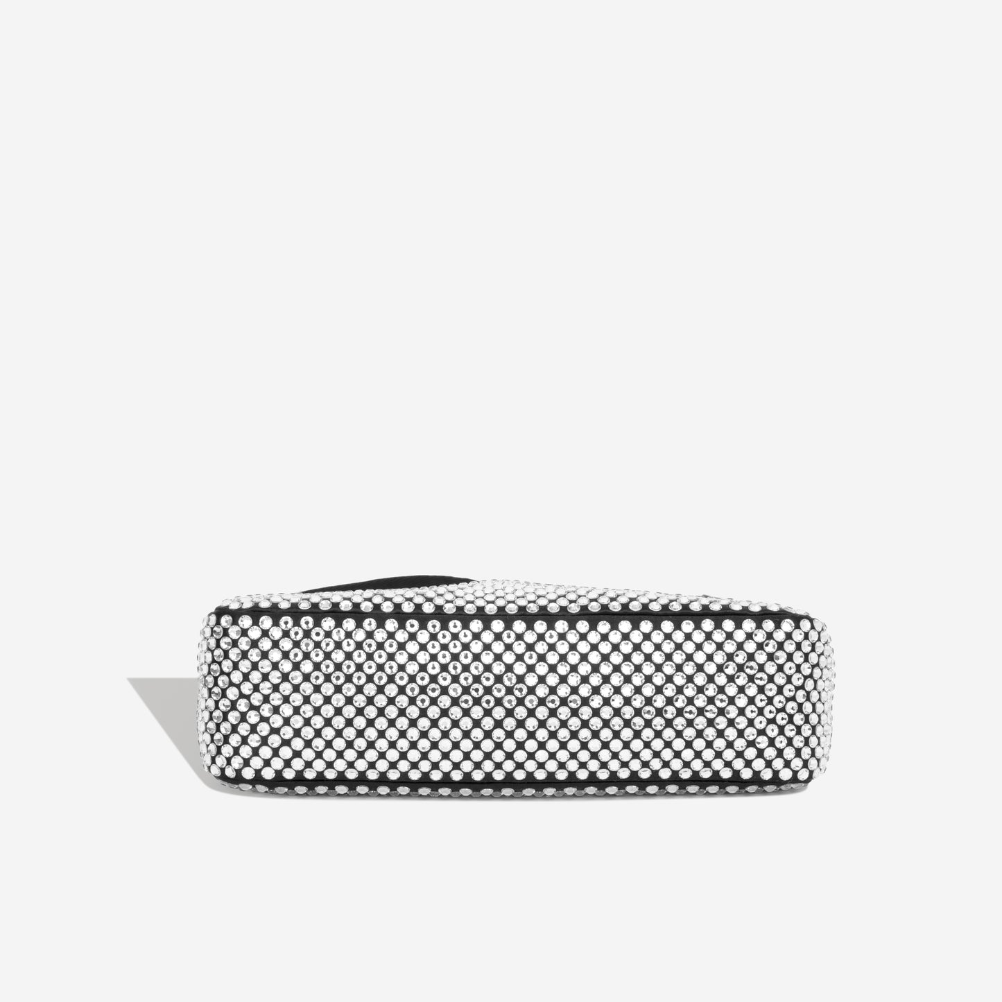 Satin Mini Bag with Crystals